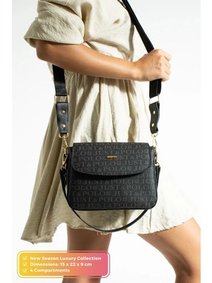 Just Polo Kadın Su Geçirmez Şık ve Konforlu Orta Boy Omuz Çantası Shopper P232197PC
