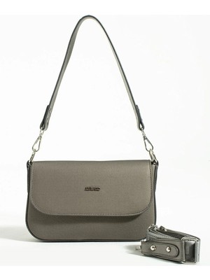 Just Polo Kadın Gri El ve Omuz Çantası 346005MH