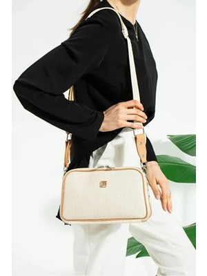 Just Polo Kadın Kabartma Desenli Lüks Omuz Çantası Shoulder Bag
