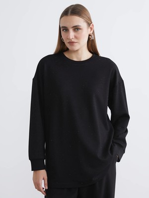 Lc Waikiki Yeni Sezon Soft Touch Oversize Kadın Sweatshirt Tunik
