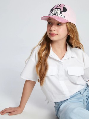 Lc Waikiki Yeni Sezon Minnie Mouse Nakışlı Kız Çocuk Kep Şapka