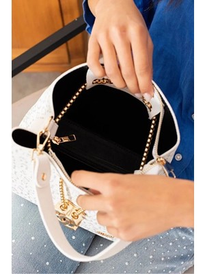 Just Polo Kadın Aksesuar Detaylı Ayarlanabilir Askılı Şık El & Omuz Çantası Shoulder Bag