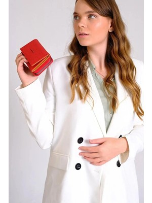 Just Polo Kadın Bol Kartlık ve Kağıt Para Bölmeli Bölmeli Fermuarlı & Kapaklı Cüzdan Shopper