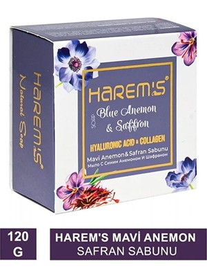 Karahanbey Mavi Anemon Safran Sabun