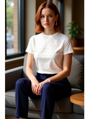 PayBuy Yazlık Asimetrik Fitted Pamuklu T Shirt Günlük Stil Profesyonel Görünüm Uzun Ömürlü