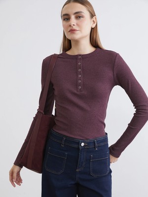 Lc Waikiki Yeni Sezon Bisiklet Yaka Fitilli Kadın Body