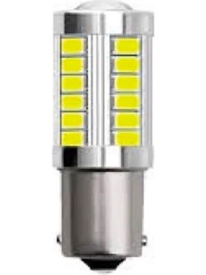 Kuzey Aksesuar 33 LED Geri Vites Ampül LED Beyaz 12V 1 Tk 2 Adet Tek Duy