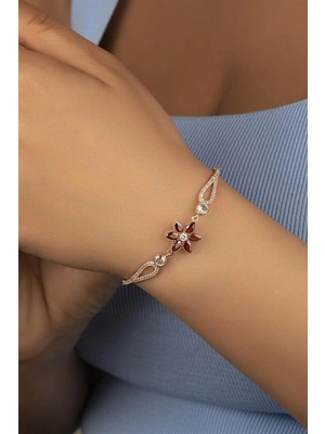 EDSA Silver 925 Ayar Gümüş Lotus Çiçeği Bileklik