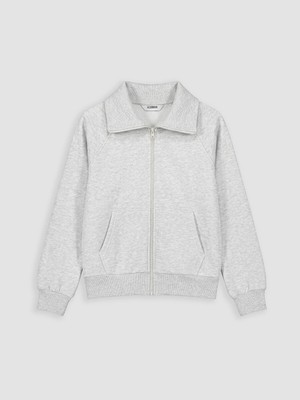 Lc Waikiki Yeni Sezon Gömlek Yaka Kız Çocuk Kalın  Fermuarlı Sweatshirt