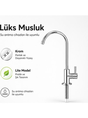 Karahanbey Su Arıtma Cihazı Lüks Krom Musluk Lite Model