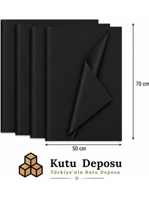 Kutu Deposu 50X70 cm Siyah Pelur Kağıt (1kg)