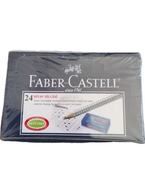 Faber-Castell 24'lü Sınav Silgisi - Dust-Free Silgi Seti