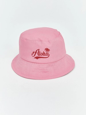 Lc Waikiki Yeni Sezon Aloha Nakışlı Kız Çocuk Bucket Şapka