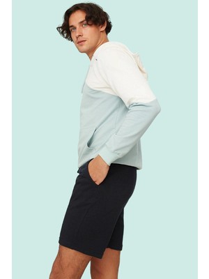 PayBuy Erkek Moda Kısa Boy Relaxed Şort Düz Desen Rahat Günlük Kullanım Hafta Sonu Yazlık Şort