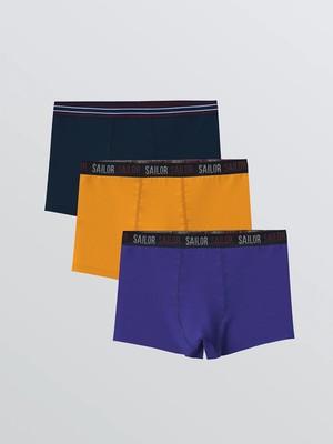 Lc Waikiki Yeni Sezon Beli Yazı Baskılı Erkek Çocuk Boxer 3'lü