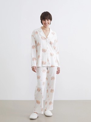 Lc Waikiki Yeni Sezon Gömlek Yaka Ayıcık Baskılı Kadın Pijama Takım