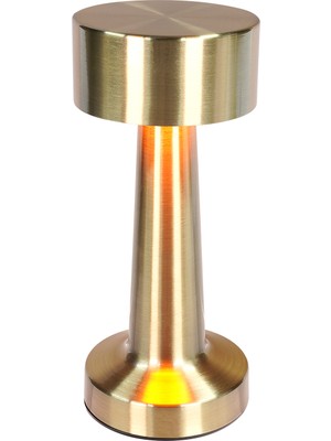 MiraLive Dokunmatik Dekoratif Masa Lambası 1800 Mah 60 Lümen Gold SLM9066
