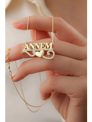EDSA Silver 925 Ayar Gümüş Annem Kolye