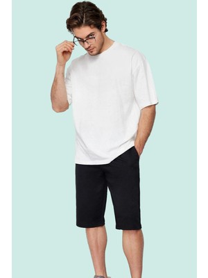PayBuy Erkek Moda Basic Regular Normal Kesim Uzun Boy Lastikli Şort Rahat Günlük Kullanım Modern Tasarım