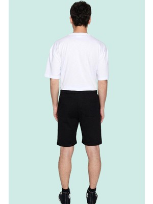 PayBuy Erkek Moda Kısa Boy Relaxed Şort Düz Desen Rahat Günlük Kullanım Hafta Sonu Yazlık Şort