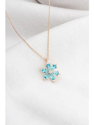 EDSA Silver 925 Ayar Gümüş Lotus Çiçeği Kolye