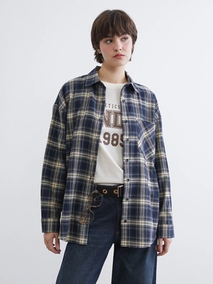 Lc Waikiki Yeni Sezon Ekose Oversize Kadın Oduncu Gömlek