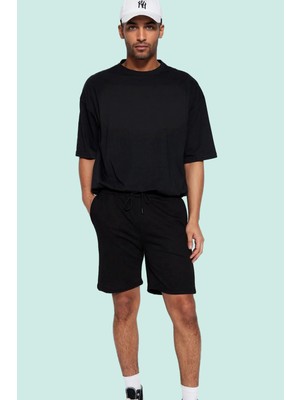 PayBuy Erkek Moda Basic Regular Şort Çok Rahat Kalıp Boru Paça Günlük Hafta Sonu Yazlık Şort