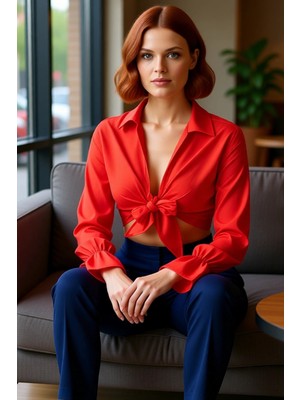 PayBuy Kadın Crop Örme Pamuk Bluz Yazlık Plaj Giyim Trend Tasarım Konforlu Kesim