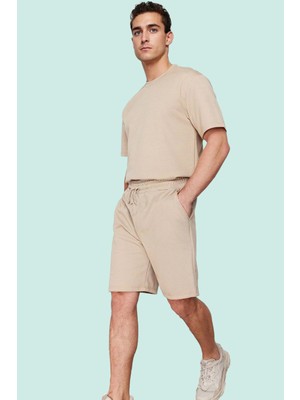 PayBuy Erkek Moda Straight Kalıp Örme Şort Boru Paça Rahat Günlük Yaz Özel Günler Stilin Buluştuğu Yer