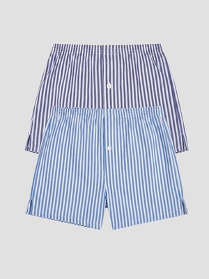 Lc Waikiki Yeni Sezon Çizgili Erkek Çocuk 2'li Boxer