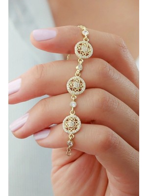 EDSA Silver 925 Ayar Gümüş Trend Bileklik