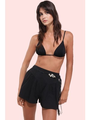 PayBuy Kadın Moda Geniş Paça Yazlık Şort Pamuklu Plaj Kombinleri Için Günlük Kullanım Kaliteli Malzeme