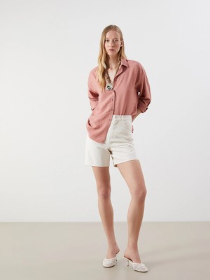 Lc Waikiki Yeni Sezon Bermuda Fit Kadın Jean Şort