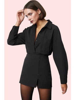 PayBuy Kadın Moda Şort Etek Yüksek Bel Boru Paça Günlük Kombinler Hafta Sonu Yazlık Şort