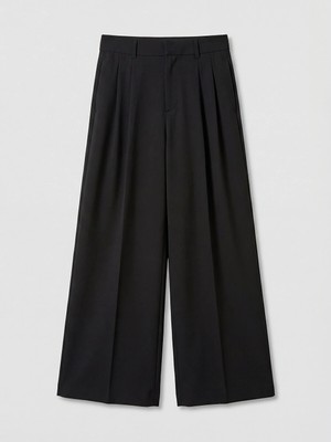 Lc Waikiki Yeni Sezon Loose Fit Geniş Paça Kadın Pileli Kumaş Pantolon