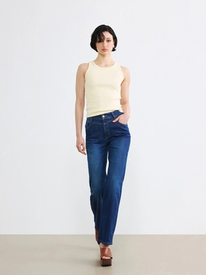 Lc Waikiki Yeni Sezon Straight Fit Kadın Jean Pantolon