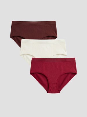 Lc Waikiki Yeni Sezon Düz Hipster Külot 3'lü