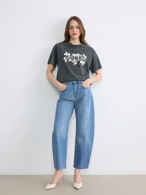 Lc Waikiki Yeni Sezon Barrel Fit Kadın Jean Pantolon