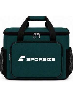 Sporsize 40 Litre Termal Soğutucu Çanta Haki Yeşil Kamp Piknik Plaj Buzluk Çantası