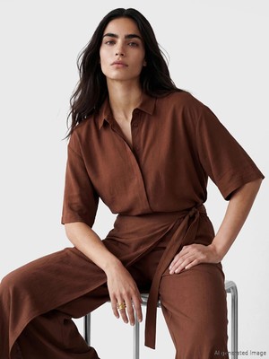 Lc Waikiki Yeni Sezon Oversize Krep Kadın Gömlek