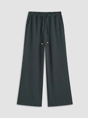 Lc Waikiki Yeni Sezon Çizgili Modal Karışımlı Kadın Pantolon