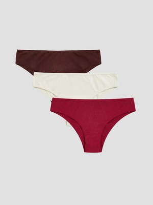 Lc Waikiki Yeni Sezon Düz Brazilian Külot 3'lü