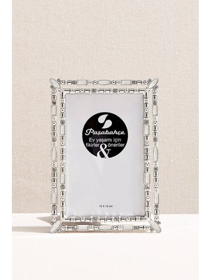 Paşabahçe Gözde Resim Çerçevesi 10X15 cm Silver, Şık Fotoğraf Çerçevesi