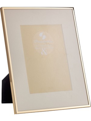 Paşabahçe Crate Metal Çerçeve 13X18 cm Gold, Şık Fotoğraf Çerçevesi