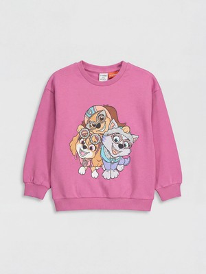 Lc Waikiki Yeni Sezon Bisiklet Yaka  Kız Çocuk Sweatshirt