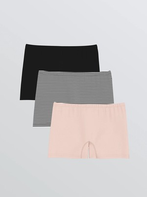 Lc Waikiki Yeni Sezon Kız Çocuk Pamuklu Boxer 3'lü