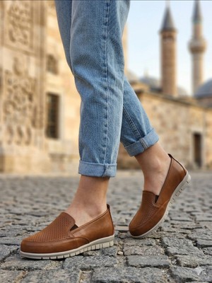 Ern Shoes Kadın Içi Hakiki Deri Topuk Jelli Ayakkabı