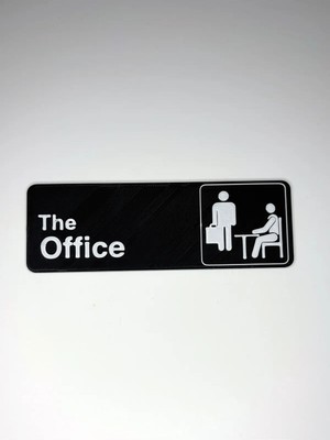 Gragold3 Design The Office Kapı Tabelası (17X6 Cm)