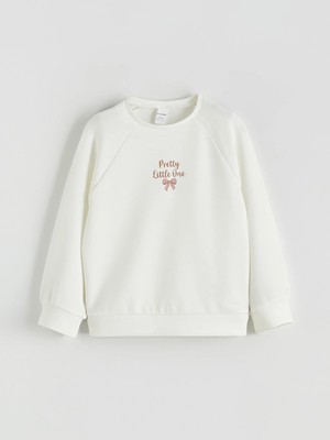 Lc Waikiki Yeni Sezon Baskılı Soft Touch Kız Çocuk Sweatshirt