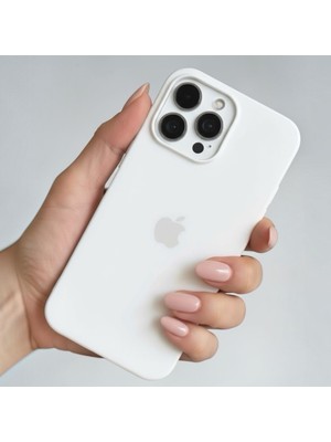 ProNorth Iphone 16 PRO Uyumlu Kılıf Logolu Lansman Soft Yumuşak Içi Kadife Silikon Kapak